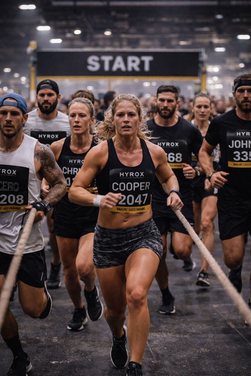 HYROX training background